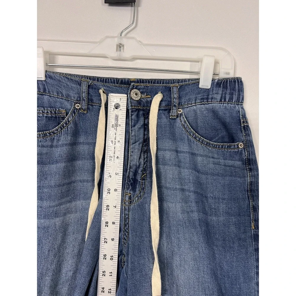 Curve Appeal Jeans Womens 2/26 Blue Denim Pants High Rise Wide Leg